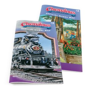 2017 Map Brochures with M35 and M28 covers, laying flat