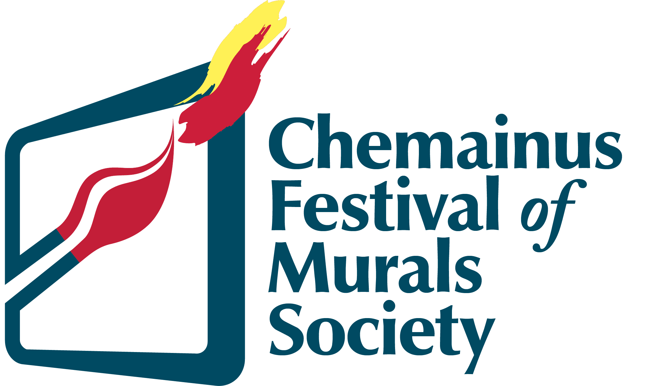 Colorful logo for mural festival