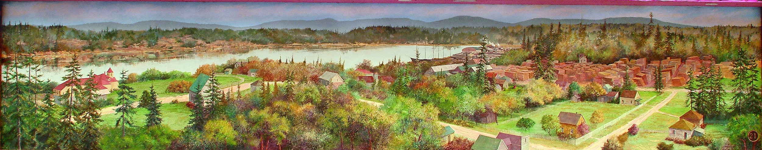 Scenic view of Chemainus Harbour