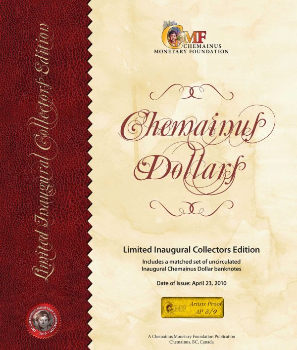 Limited edition currency collector's item.