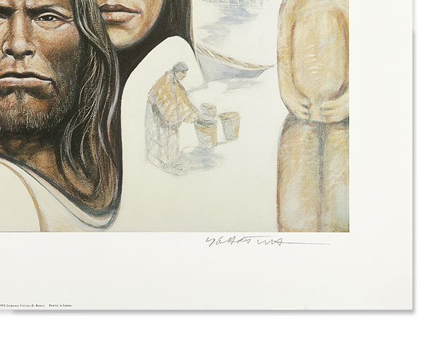 Artistic representation of cultural heritage.